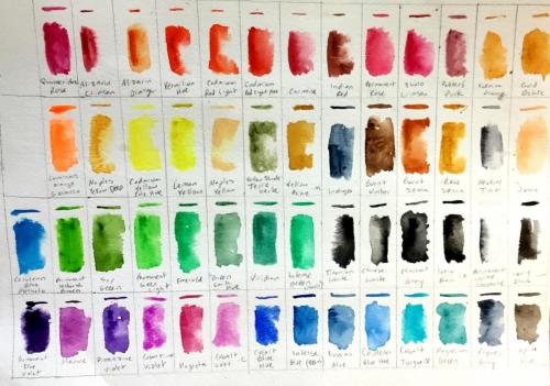 watercolor palette